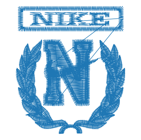 768 nakış deseni