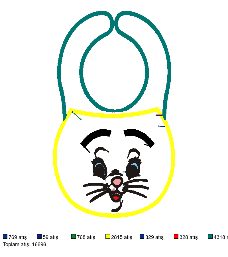 BABI GATINHA nakış deseni